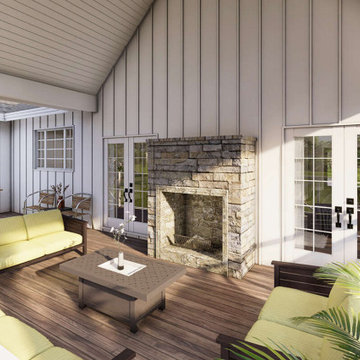 Modern Farmhouse Plan 6849-00098