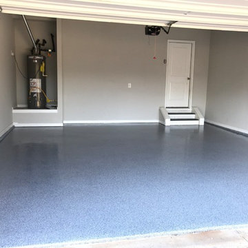Garage Epoxy/Polyaspartic Flake Floors