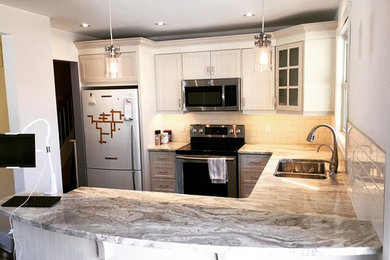 Kitchen - contemporary kitchen idea in Toronto