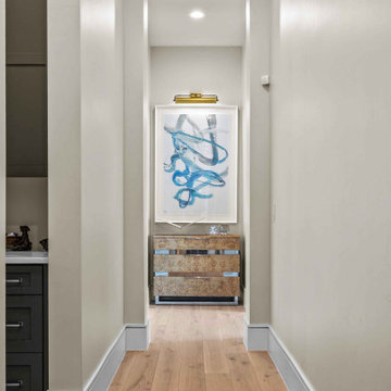 Hallway Niche with Art and Accent Lighting