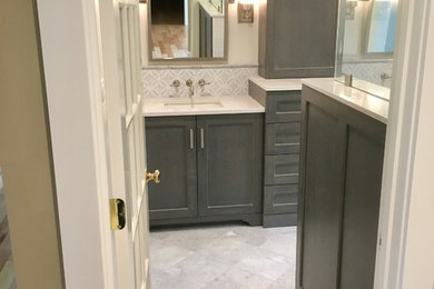 Bathroom - contemporary bathroom idea in Boston