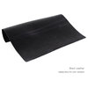 Leather Fringe Pillow, Black, 9 x 18, Black, 9 x 18