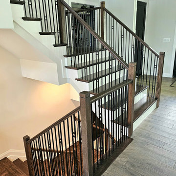 Project #109 | U-Shaped Stairs in Countryside Retreat