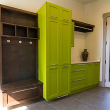 modern mudroom