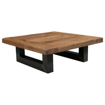 STYLE-UMI Solid Wood Coffee Table