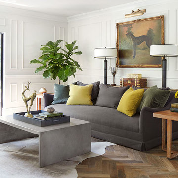 Country Club - french tudor renovation featured in Traditional Home magazine