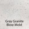 Correll 17-27"H Adj. Heavy Duty Plastic Blow-Molded Folding Table Gray Granite