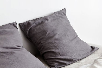 White Linen Euro Pillowslip set | In Bed