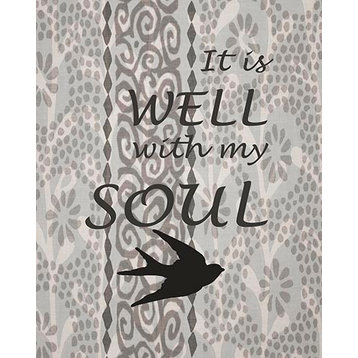 It is Well with my Soul, Ready To Hang Canvas Kid's Wall Decor, 8 X 10