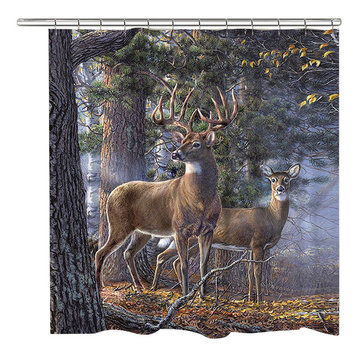 Deer Time Shower Curtain
