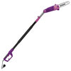 Sun Joe 10" 8 Amp Multi Position Electric Pole Chain Saw, Purple