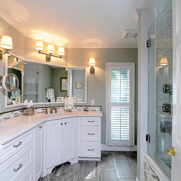 Orlando Traditional His & Hers Master Baths