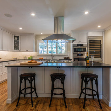 Classic Traditional White Kitchen Remodel