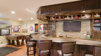 Basement fit for a sports fanatic