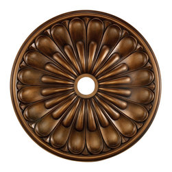 Melon Reed Medallion 32 Inch In Antique Bronze Finish - Products