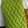 Timeless - A 3PC Cotton Vermicelli-Quilted Patchwork Geometric Quilt Set-Full/Qu