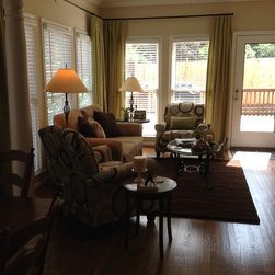 Custom Drapery & 2" Wood Blinds - Curtains