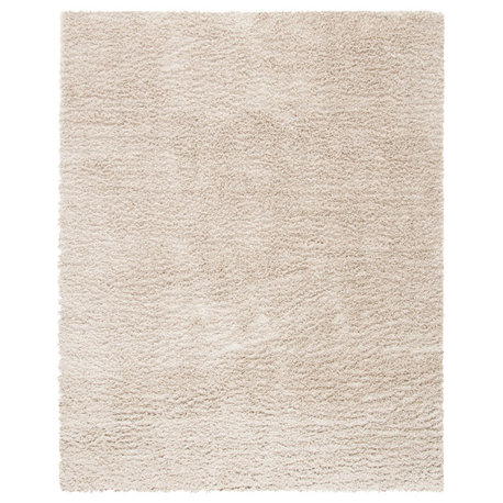 Safavieh August Shag Collection AUG200 Rug, Beige, 9'x12'