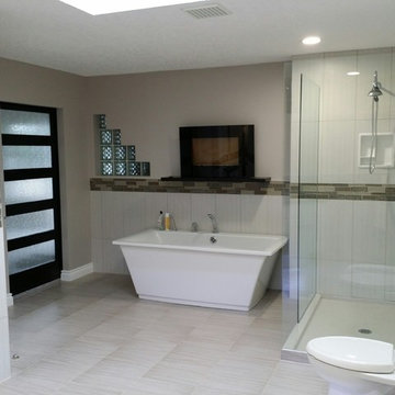 Cliff and Wendy EnsuiteCultured marble shower base.