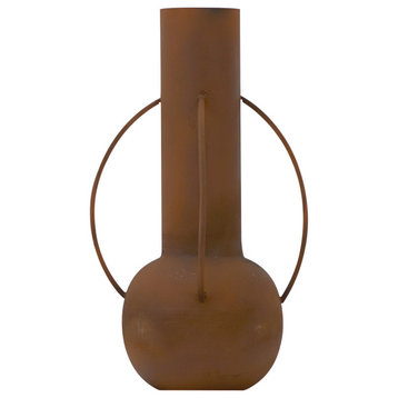 14in. Contemporary Metal Vase