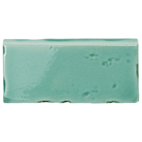 Novecento Zocalo Aguamarina Ceramic Wall Trim