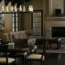 Patio fireplace