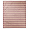 Pinks Stripes on Pink 50x60 Coral Fleece Blanket