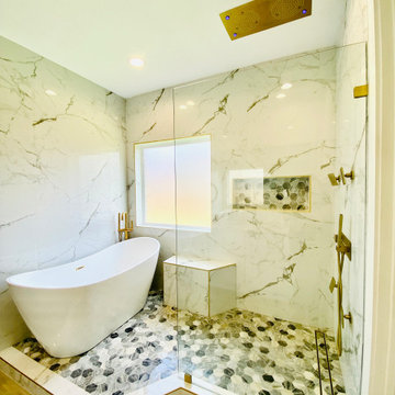 Master bathroom in Fosters Ridge in Conroe