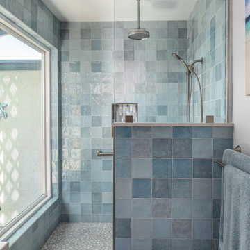 Walk-in shower renovation by Classic Home Improvements