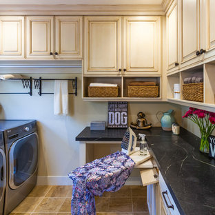 75 Beautiful Rustic Laundry Room With Soapstone Countertops