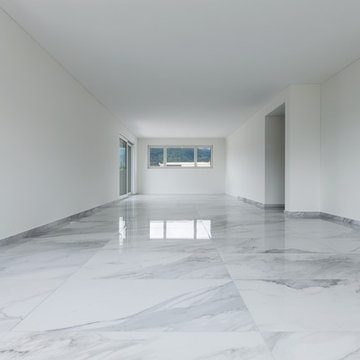 White Marble floor 24x24