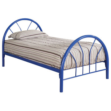 Coaster Youth Twin Panel Bed in Blue