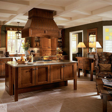 KraftMaid: Cherry Recessed Door in Cognac
