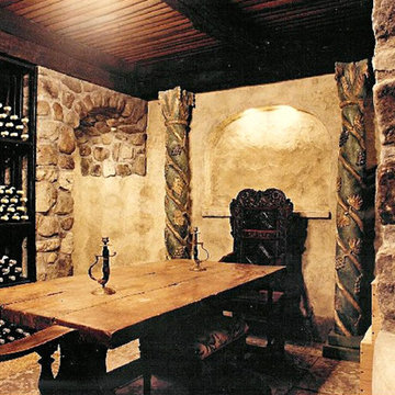 1800s Farmhouse basement wine cellar