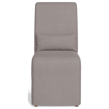 Sunset Trading Newport Fabric Slipcover Only for Dining Chair in Gray