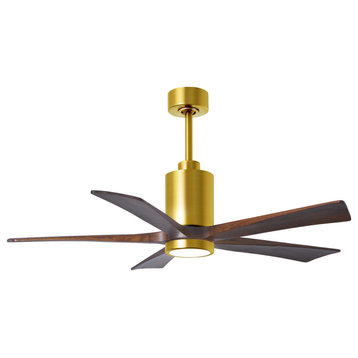 MFan 52"Ceiling Fan from the Patricia collection in Brushed Brass finish