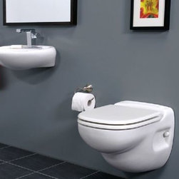 Saniflo Sanistar wall hung Macerating Toilet complete with carrier - 012 - Toilets