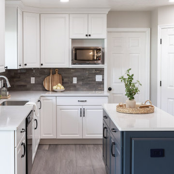 White Out Traditional Kitchen Remodel