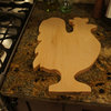 Rooster Hard Maple Cutting Board