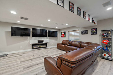 Example of a basement design in Denver