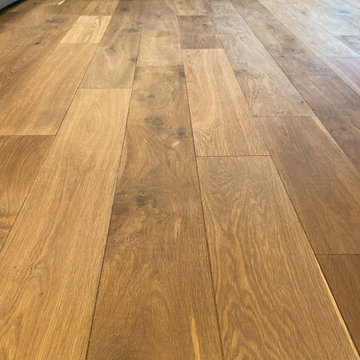 House Remodel - French White Oak Wood Floors and Full Staicase Reconstruction