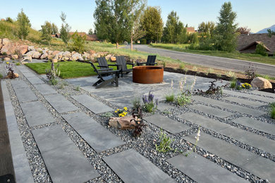Inspiration for a contemporary patio remodel in Salt Lake City