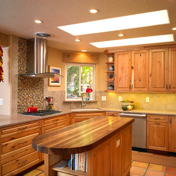 Carmel / Southwest Knotty Cherry Kitchen