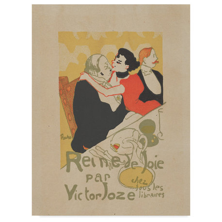 Henri De Toulouse Lautrec 'Reine De Joie' Canvas Art, 32"x24"