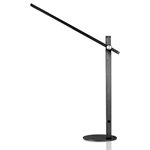 MORSTAR - 20'' Reading Metal Desk Lamp, Grey - 【MODERN MINIMALIST DESIGN】: The lamp body is made of anodized aluminum for heat dissipation, the color is bright and durable and never rusts. Different from plastic products on the market, it refuses toxic odors and affects family health. Piano paint material, not only a table lamp, but also a fashionable decoration.