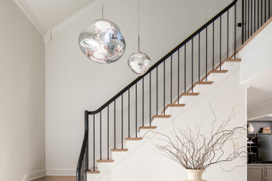 Example of a minimalist staircase design in St Louis
