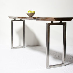 Black Walnut Riser Console Table - Side Tables And End Tables