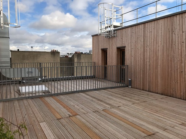 Avant/Après : Ecrin boisé pour un air de Méditerranée à Montreuil