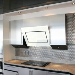 Designer range hoods - "Quest White Wall" Series - Range Hoods And Vents