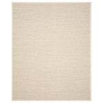 Safavieh - Safavieh Natural Fiber Collection NF143 Rug, Marble/Beige, 8' X 10' - The Natural Fiber Rug Collection features an extensive selection of jute rugs, sisal rugs and other eco-friendly rugs made from innately soft and durable natural fiber yarns. Subtle, organic patterns are created by a dense sisal weave and accentuated in engaging colors and craft-inspired textures. Many designs made with non-slip or cotton backing for cushioned support.